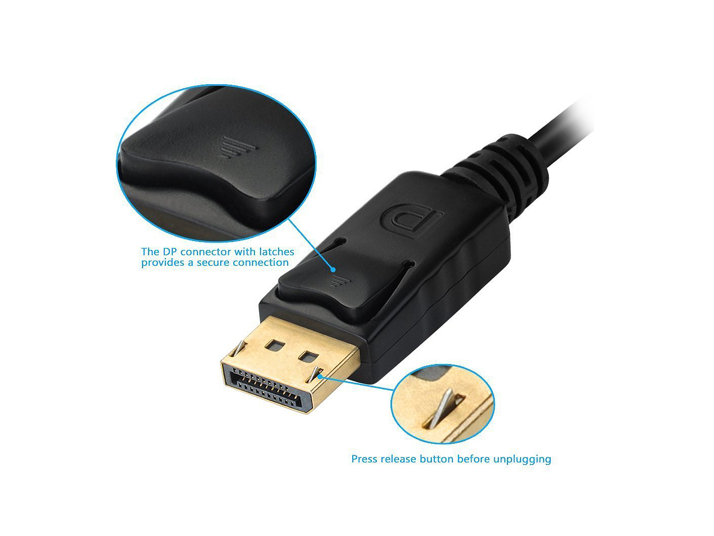 Equip Dock 3-1 DisplayPort->HDMI/VGA/DVI 0.15m
