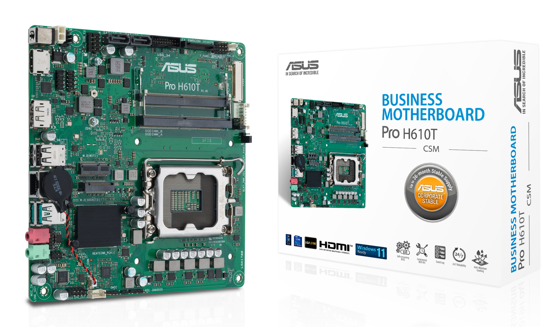 PRO H610T-CSM, Mainboard