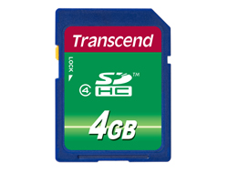 SDHC CARD 4GB (CLASS 4) MLC .