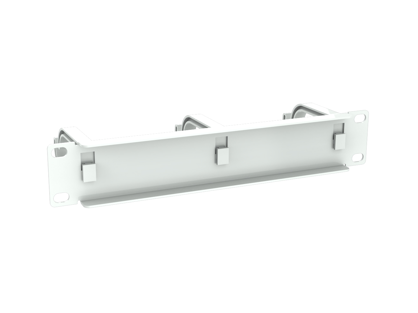 Equip 10 Kabelmanagement 3xPlastikringe 1U RAL7035