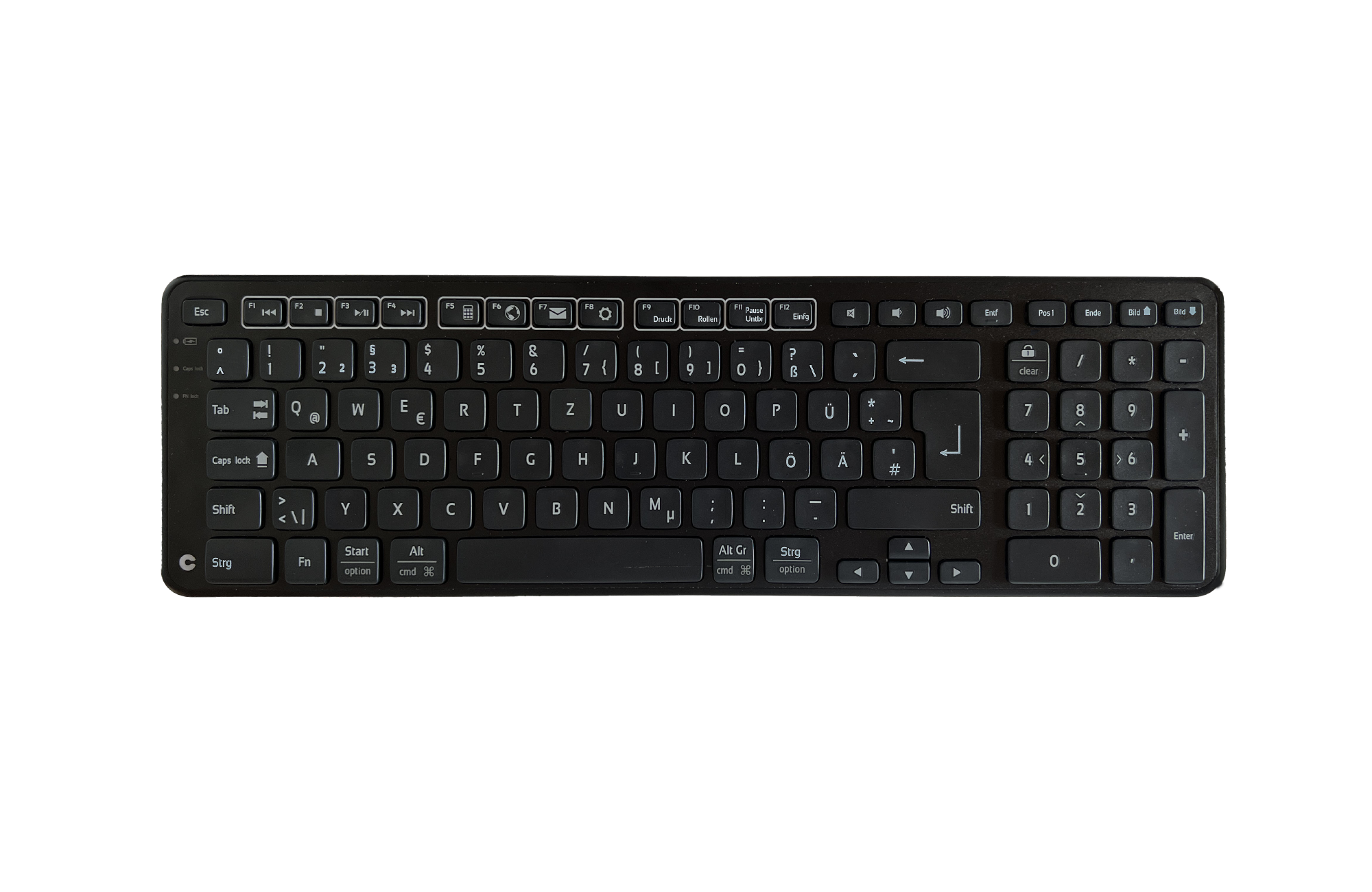 Contour Balance Tastatur wireless DE-Layout schwarz