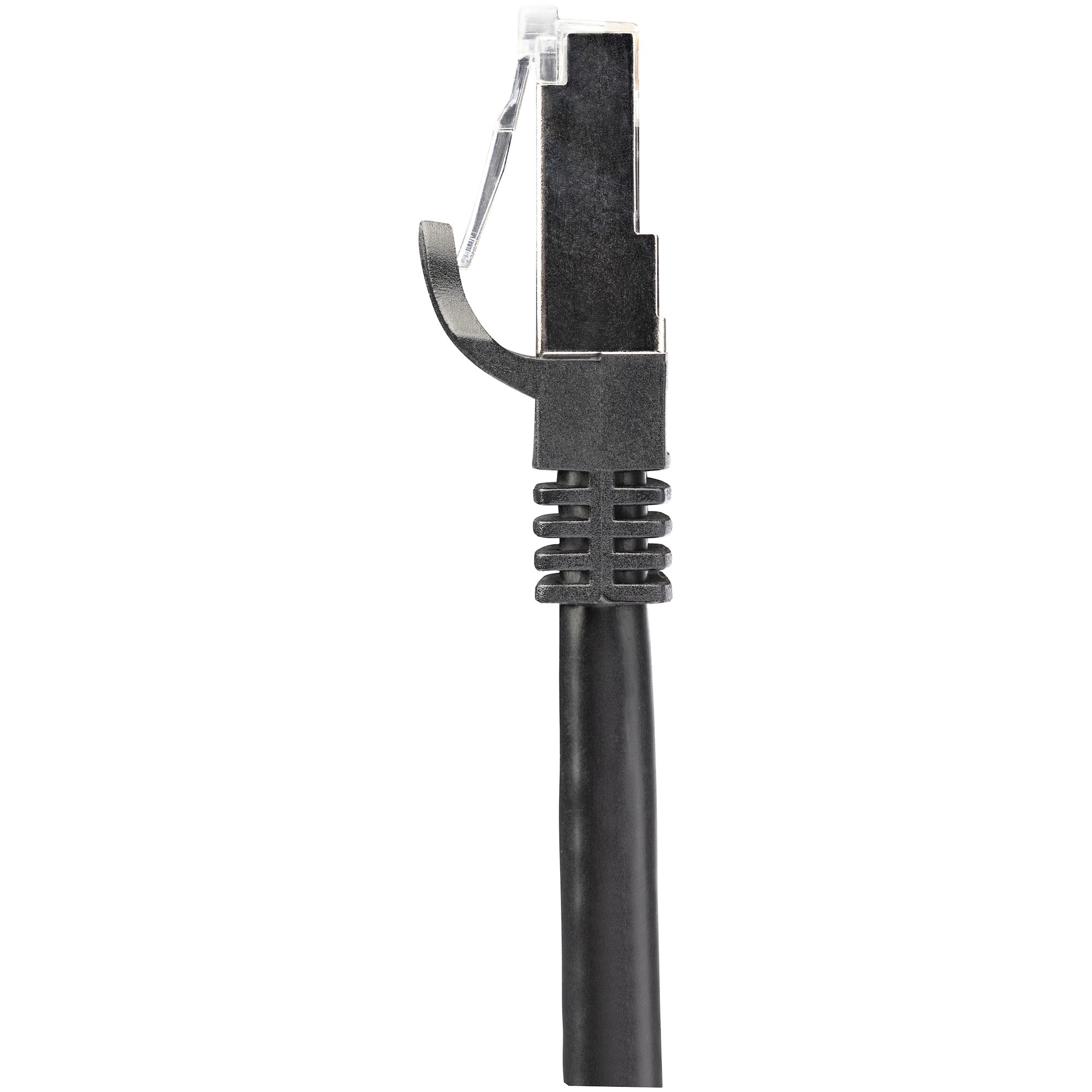 1M BLACK CAT6 SFTP CABLE .