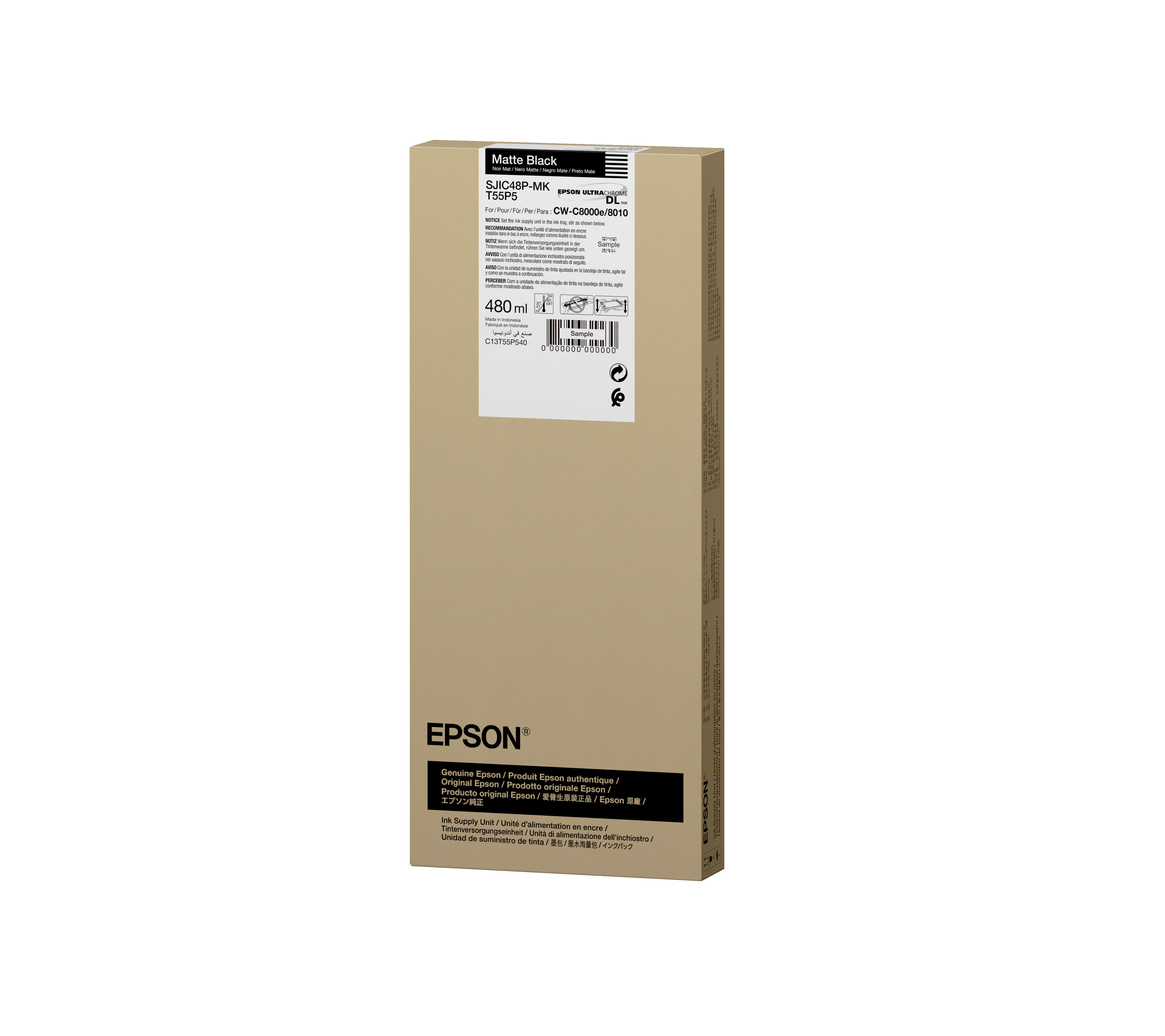 SJIC48P-MK INK CARTRIDGE FOR CW C8000E MATT BLACK