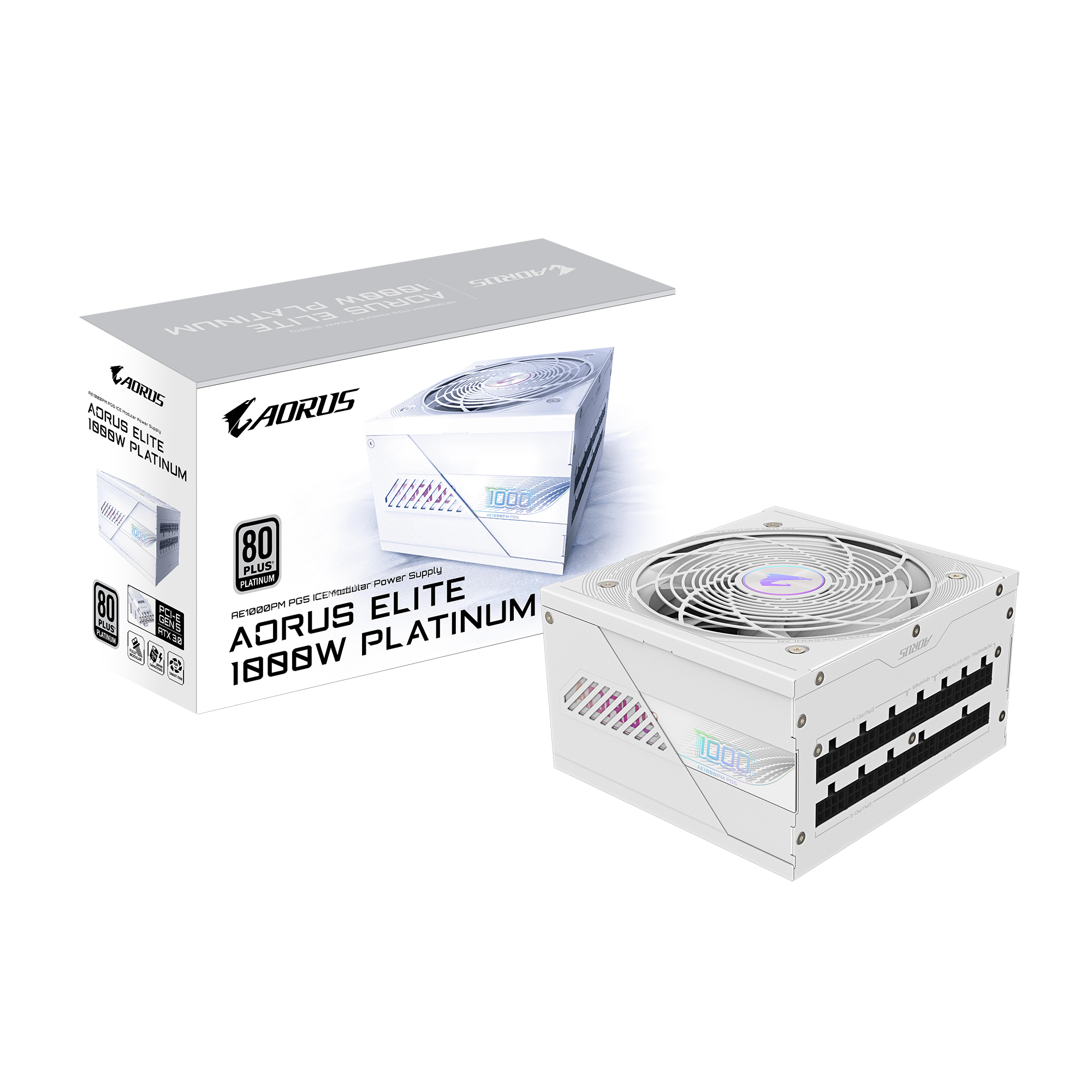 GIGABYTE AORUS ELITE P1000W 80+ Platinm Modular ICE PSU