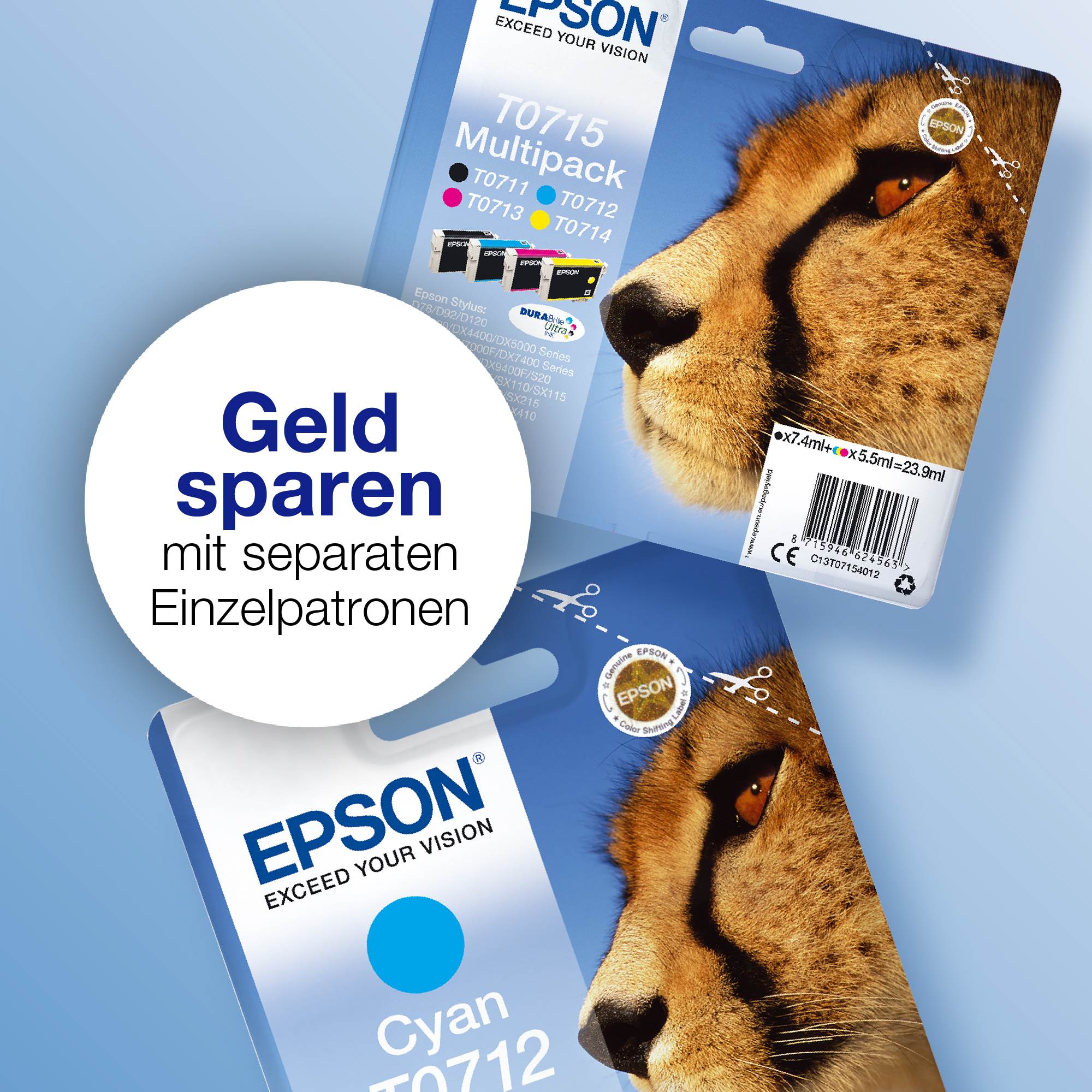 EPSON T0711 (Gepard) schwarz Druckerpatrone