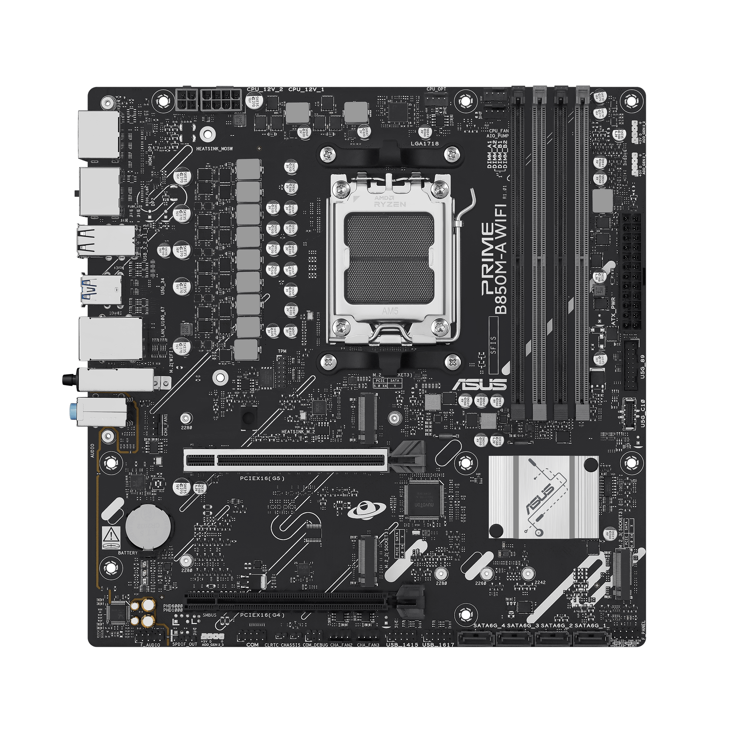 ASUS PRIME B850M-A WIFI AM5 MB 4xDDR5