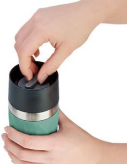 emsa Isolierbecher Travel Mug Compact petrol 300,0 ml, 1 St.