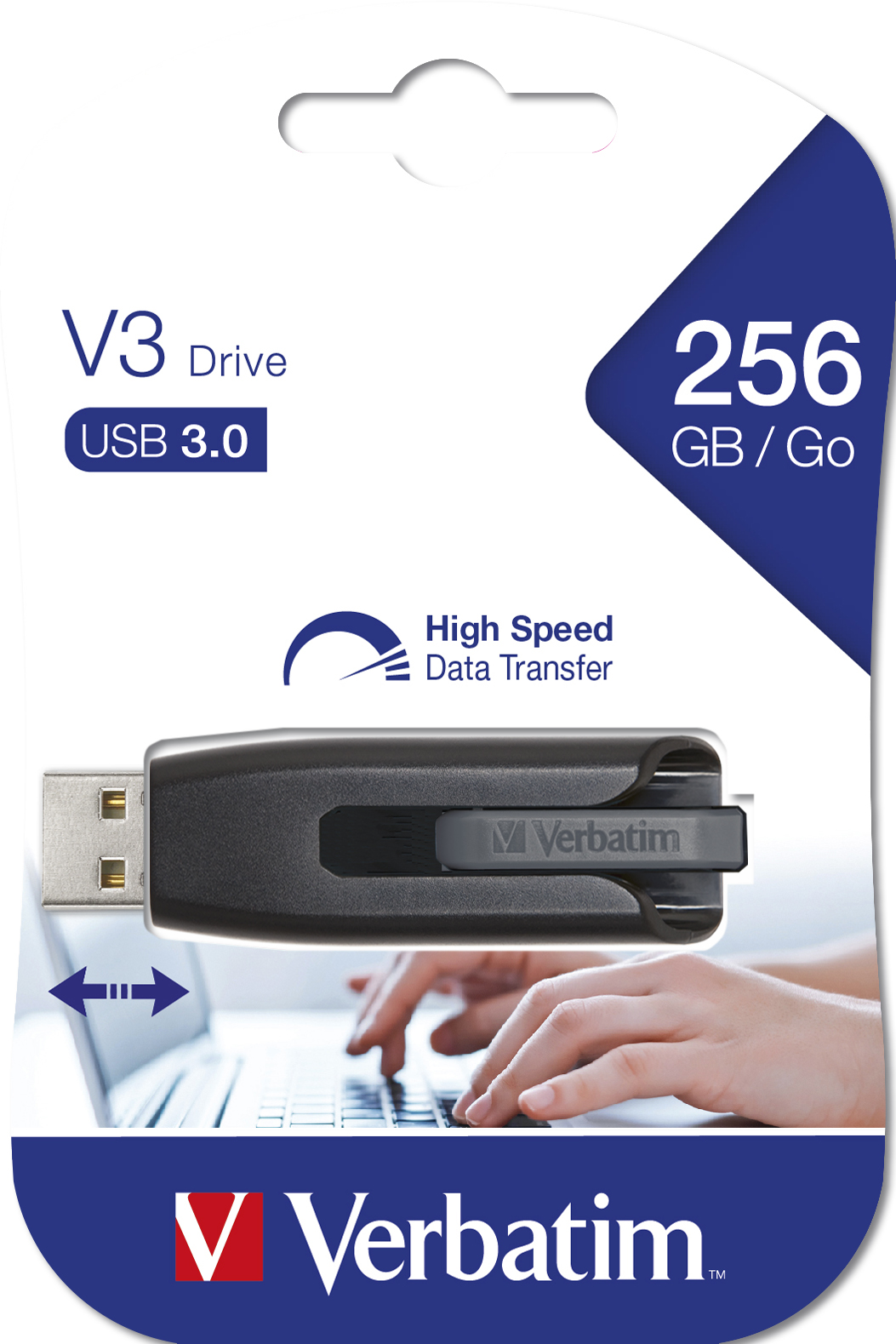 Verbatim Store n Go V3 256GB USB 3.0 grey 49168