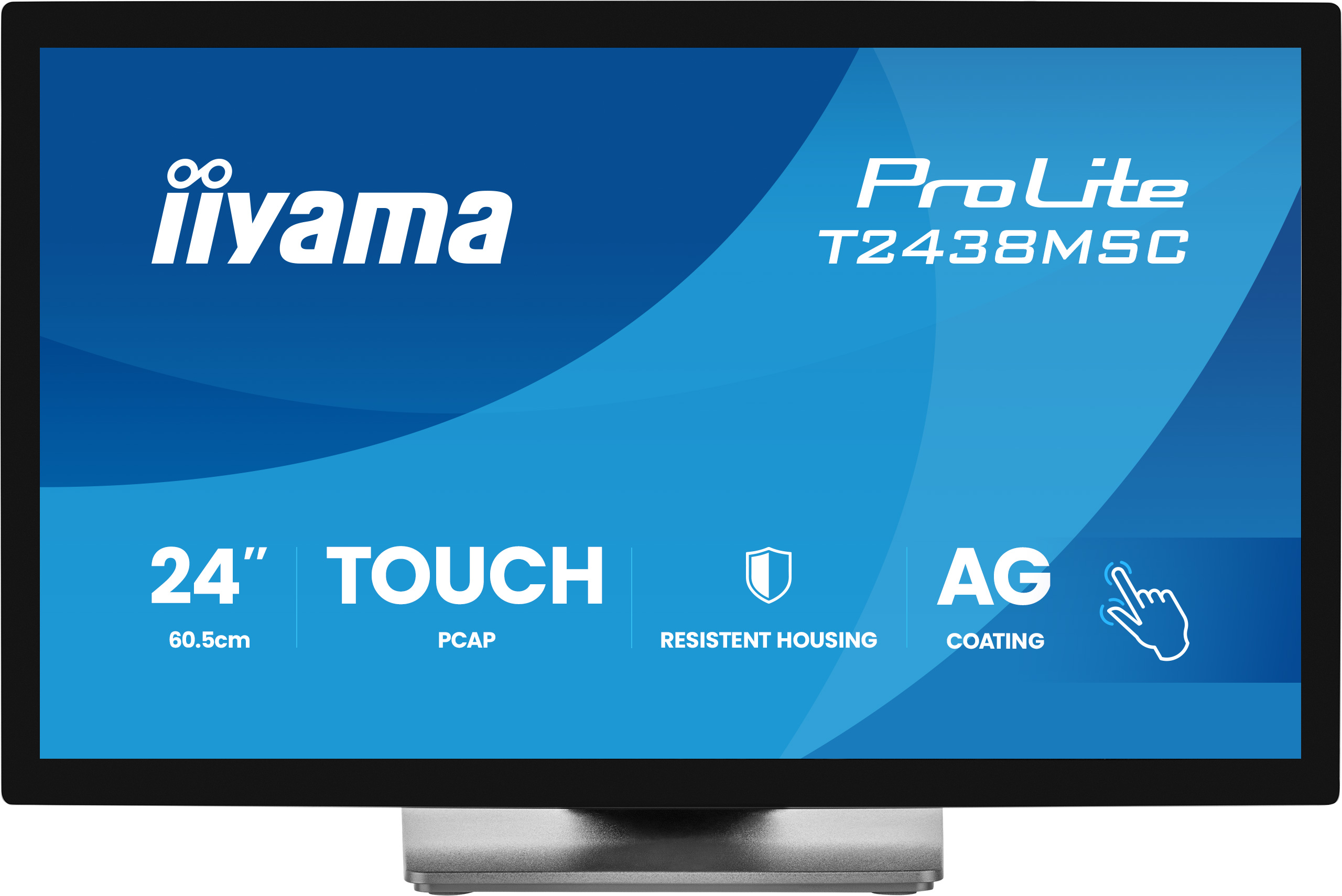 IIYAMA 60.5cm (23,8) T2438MSC-B2 16:9 M-Touch HDMI+DP+USB