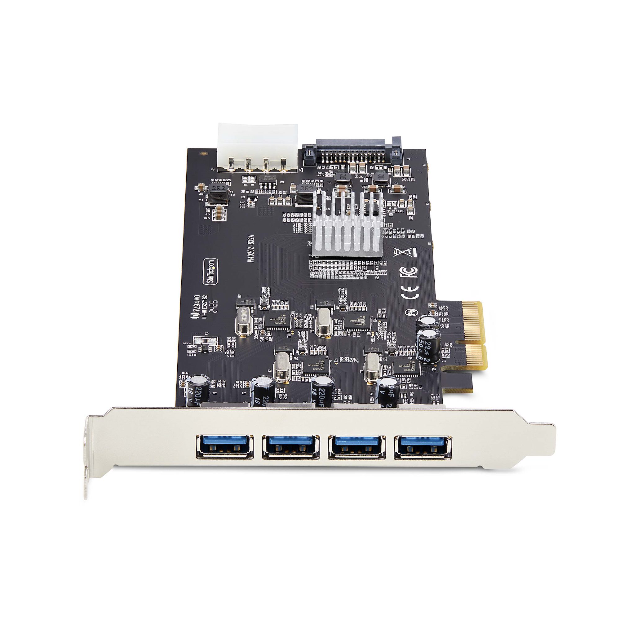 4-PORT USB-A PCIE CARD 5GBPS .