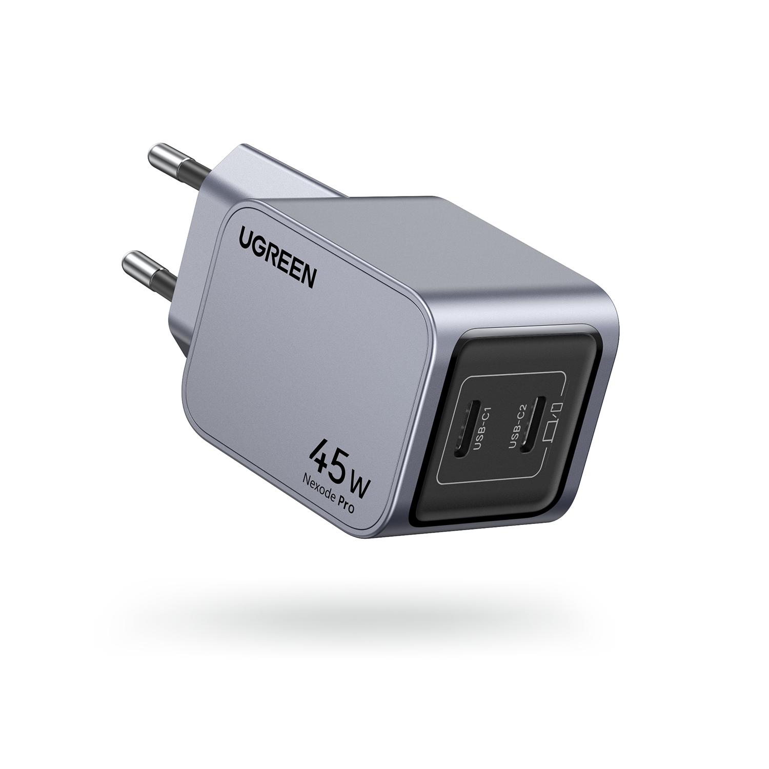 UGREEN Nexode Pro X707 GaN II Charger 45W Ladegerät 2x USB-C PD 3.0 PPS QC 4+/4.0/3.0 grau