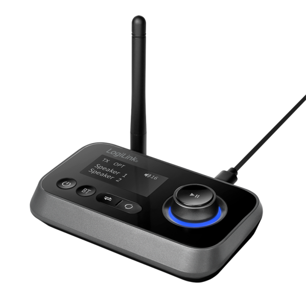 Logilink Bluetooth 5.0 Audiosender und Empfänger, bis 10m