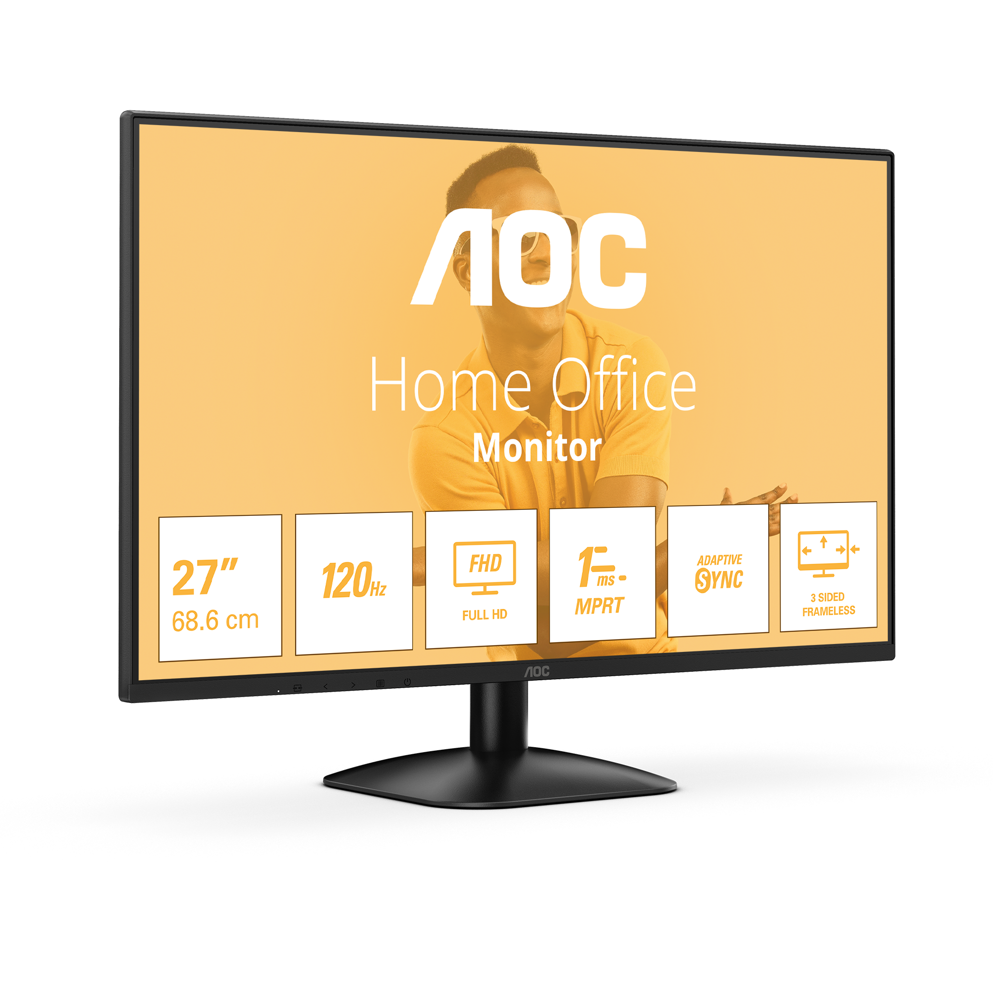 AOC 68,6cm (27) 27B31H 16:09 VGA+HDMI IPS black