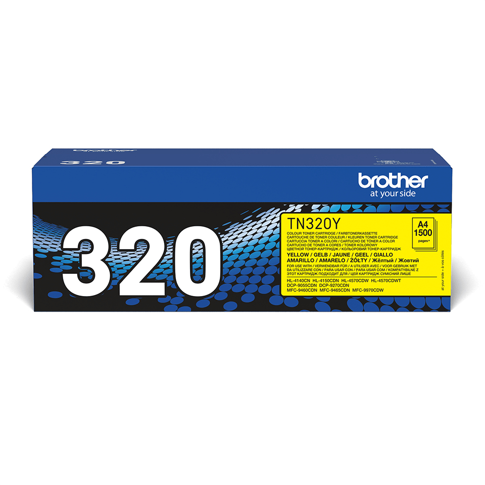 TN-320Y TONER CARTRIDGE YELLOW F/ HL-4150CDN 4570CDW -4570CDWT