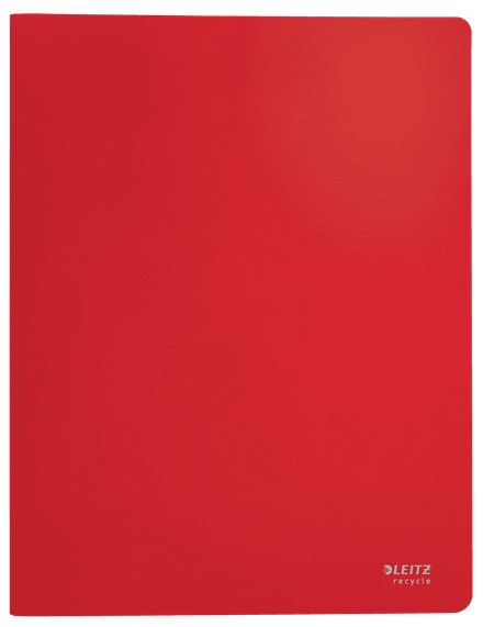 LEITZ Recycle 4676 Sichtbuch DIN A4, 20 Hüllen rot, 1 St.