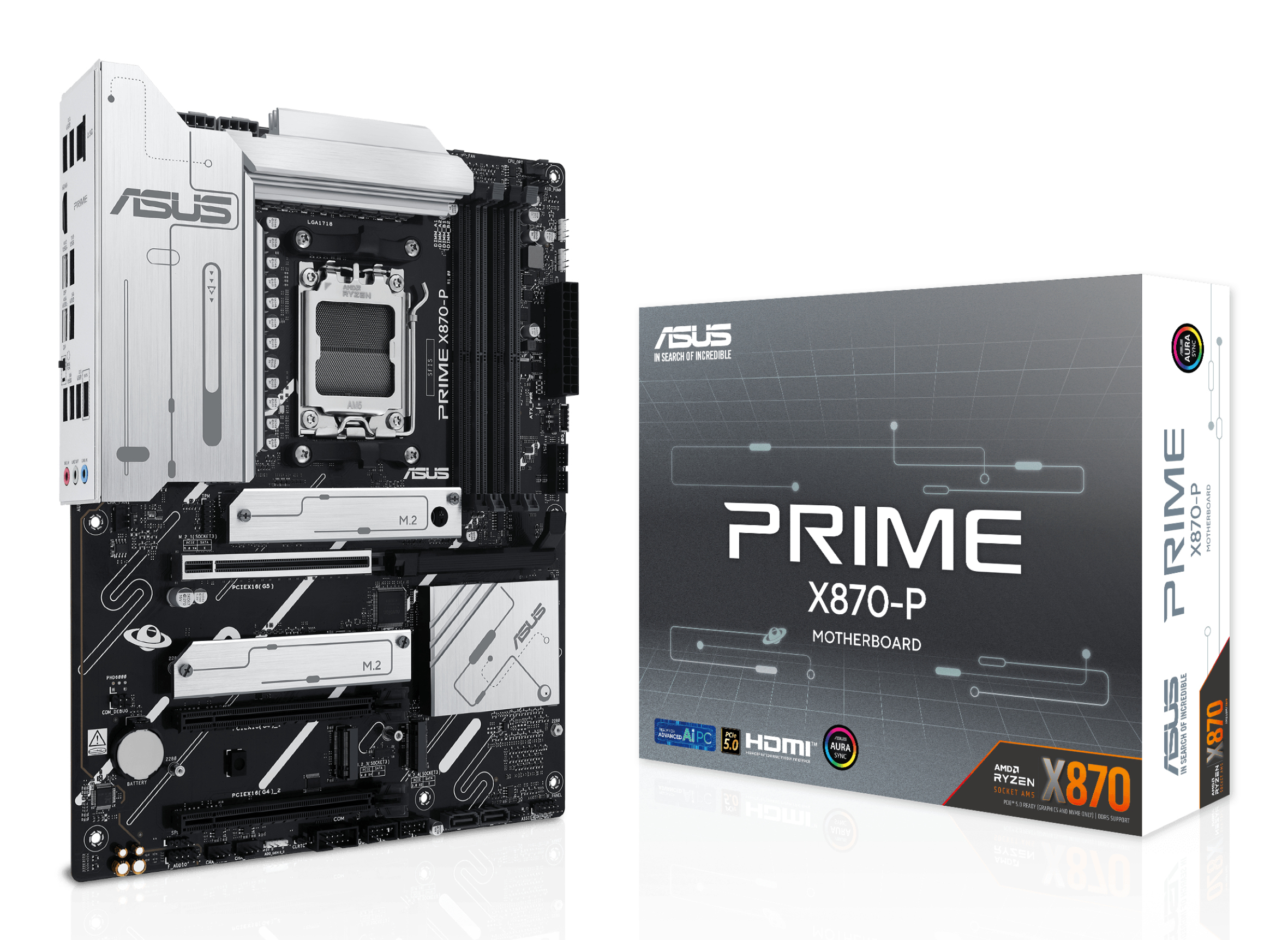 ASUS PRIME X870-P AM5 DDR5 ATX MB