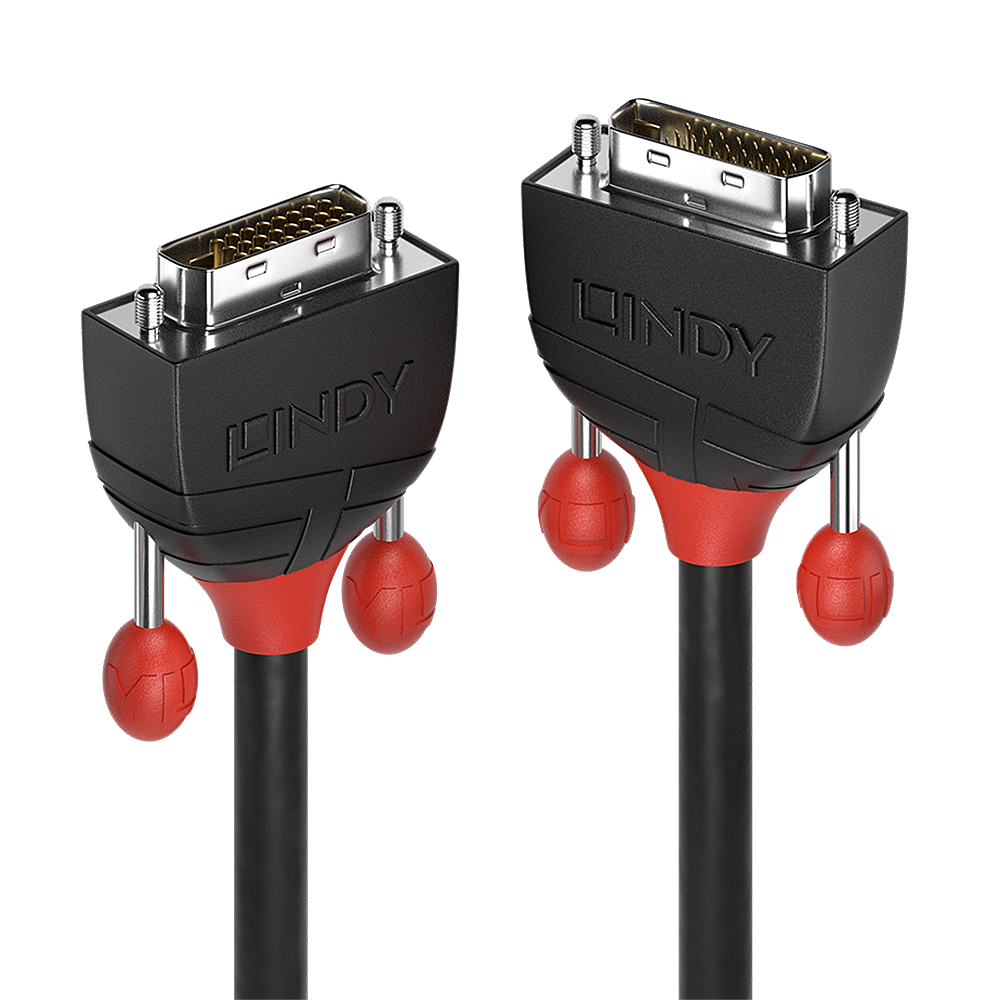 2M DVI-D DUAL LINK KABEL BLACK LINE