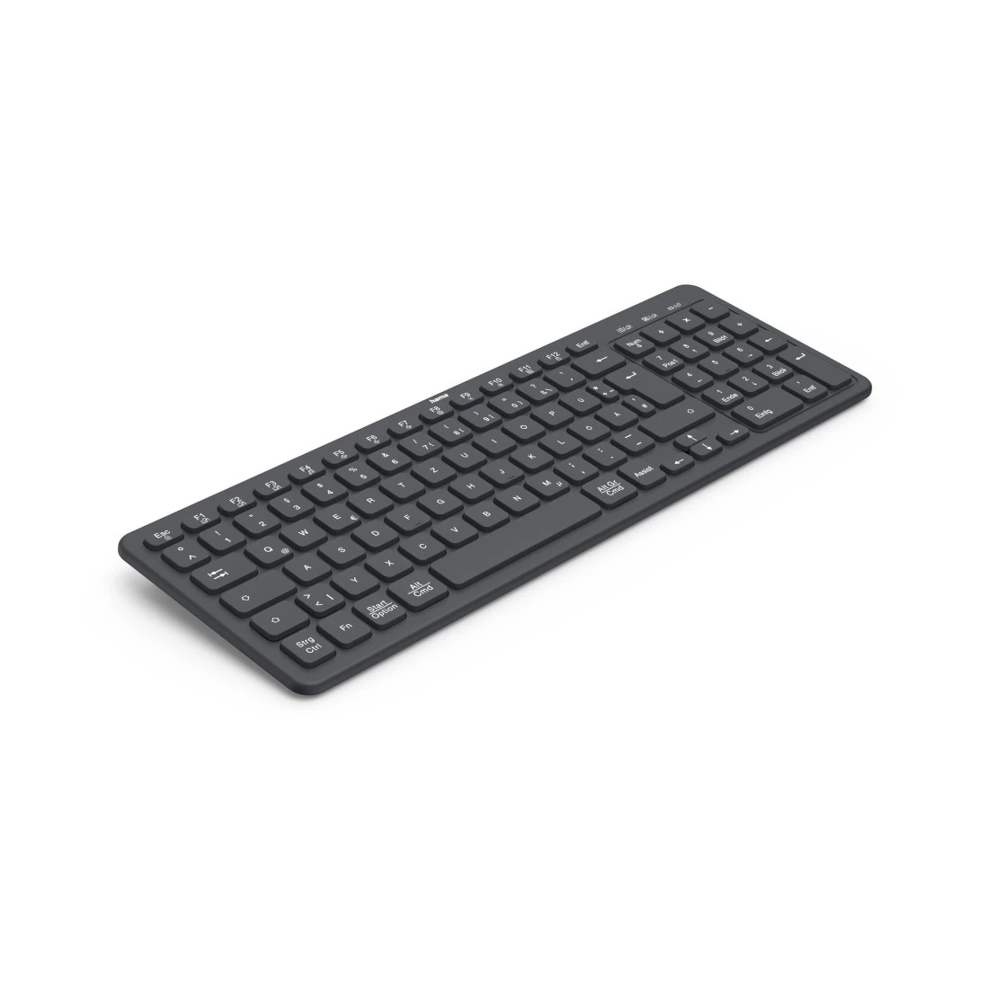 hama WK-300 Tastatur kabellos schwarz