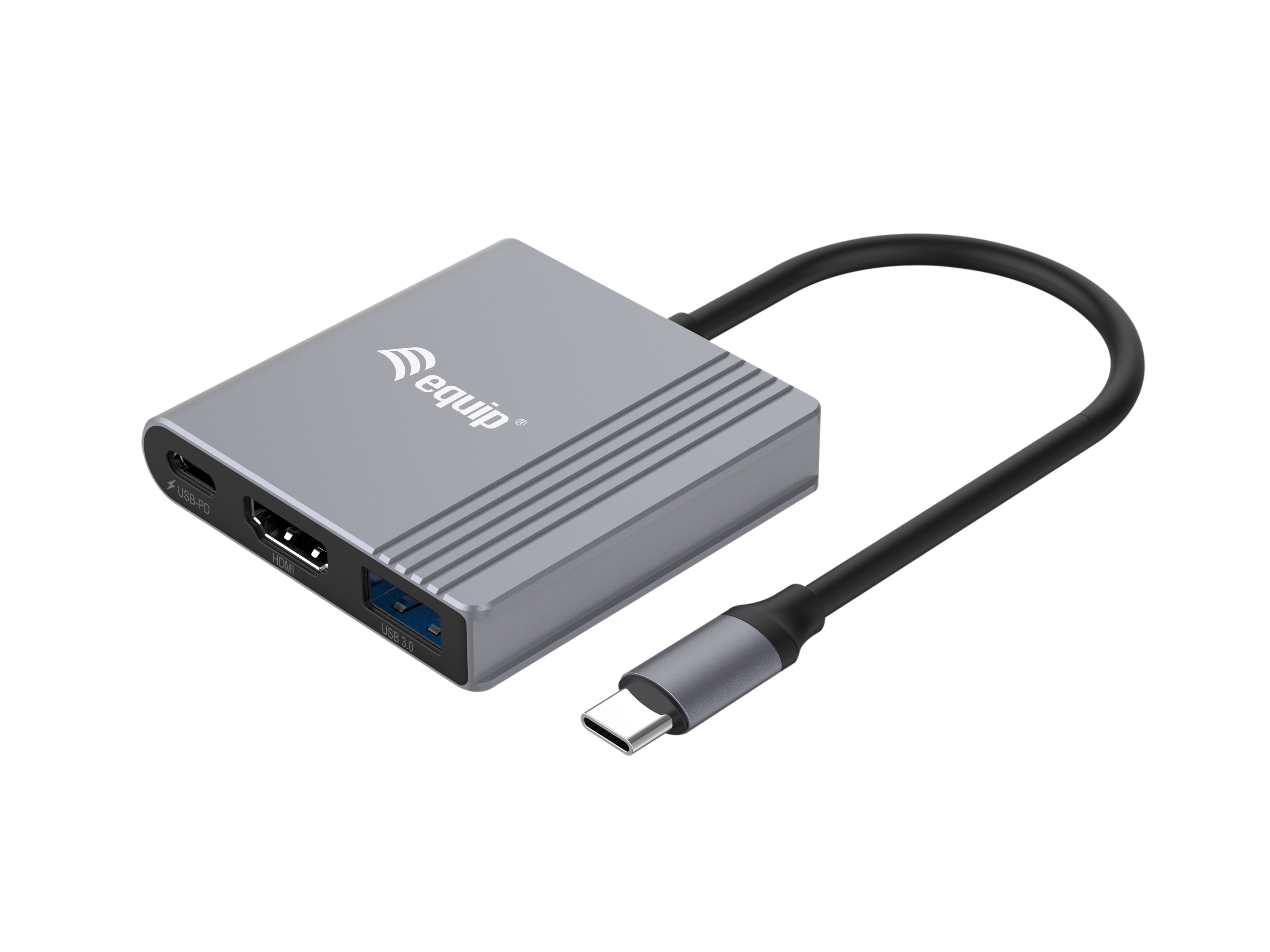 Equip Dock 3-1 USB-C->HDMI,USB-A,100W USB-C 0.25m
