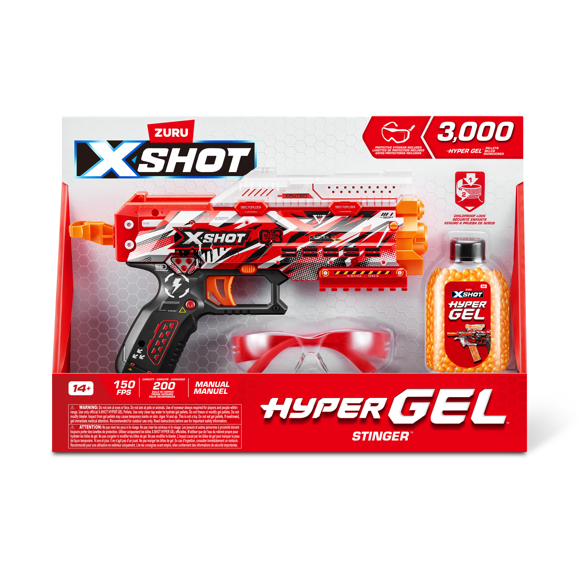 XSHOT - Hyper Gel Stinger Blaster, Gel-Blaster