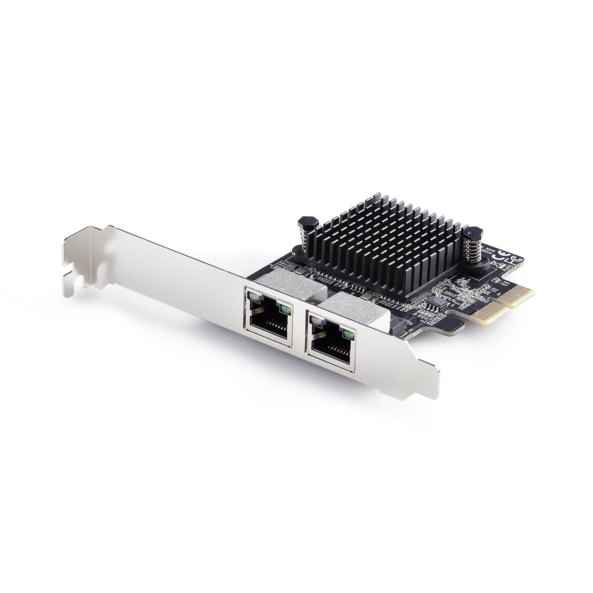 STARTECH.COM 2-Port 5Gbit Netzwerkkarte PCI Express NIC Realtek RTL8126 Windows und Linux Multi-Gigabit LAN 1G 2.5G 5G