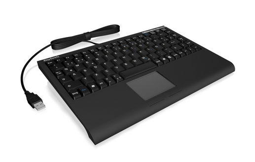 KeySonic Mini-TAS Smart-Touchpad SoftSkin, BK, ACK-540U+(UK)