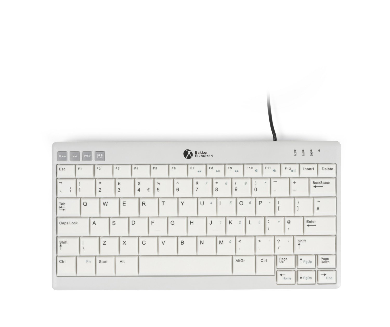 BakkerElkhuizen Tastatur Ultraboard 950 V2 Compact UK Layout retail