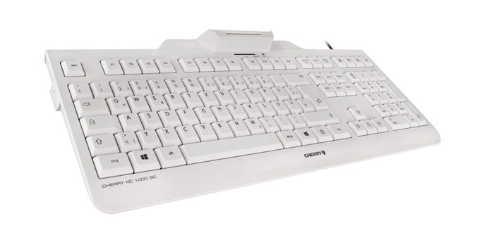 KC 1000 SC KEYBOARD AZERTY BE WHITE/GRAY