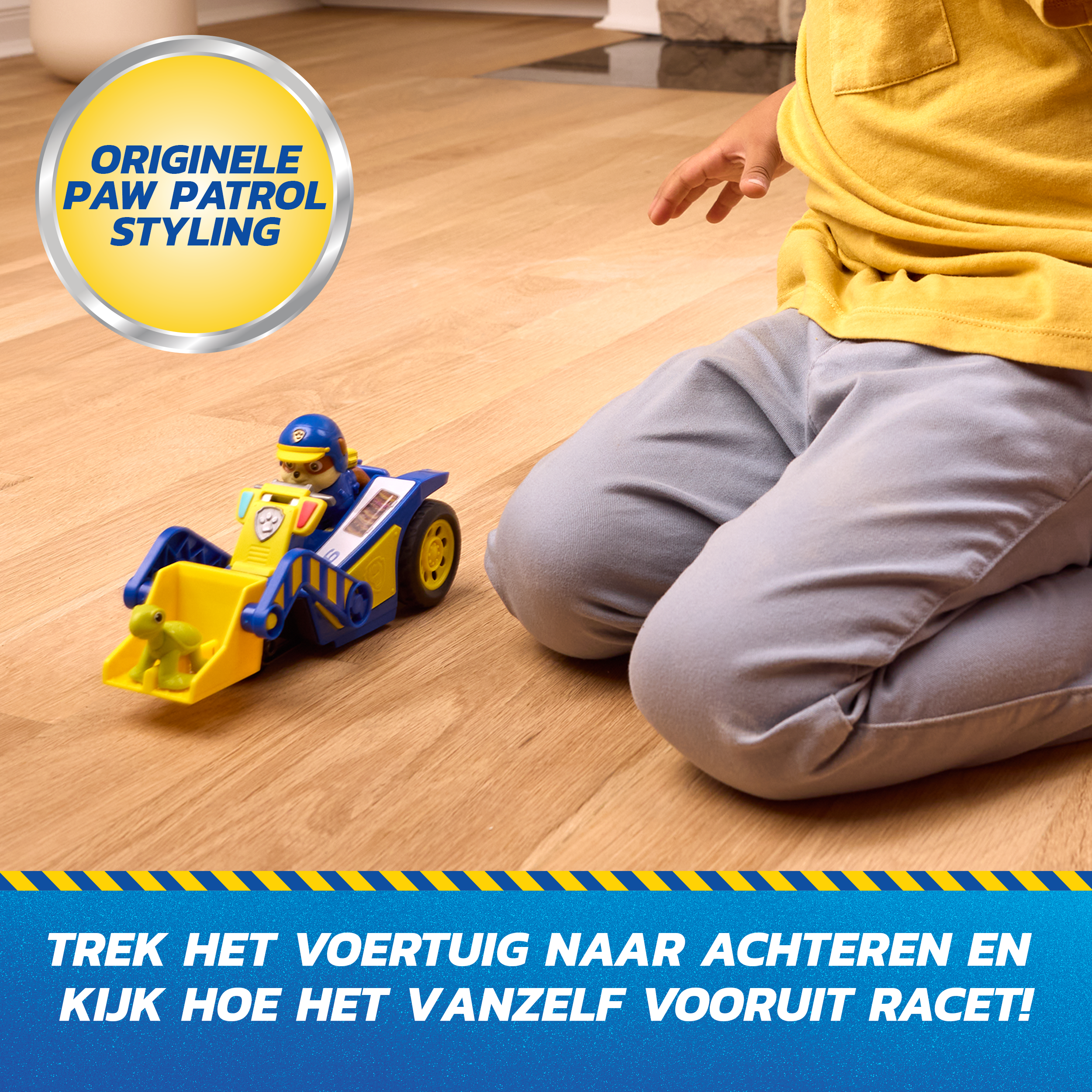 Paw Patrol - Search & Rescue: Rubbles Rettungs-Bulldozer mit 2 Figuren, Spielfahrzeug