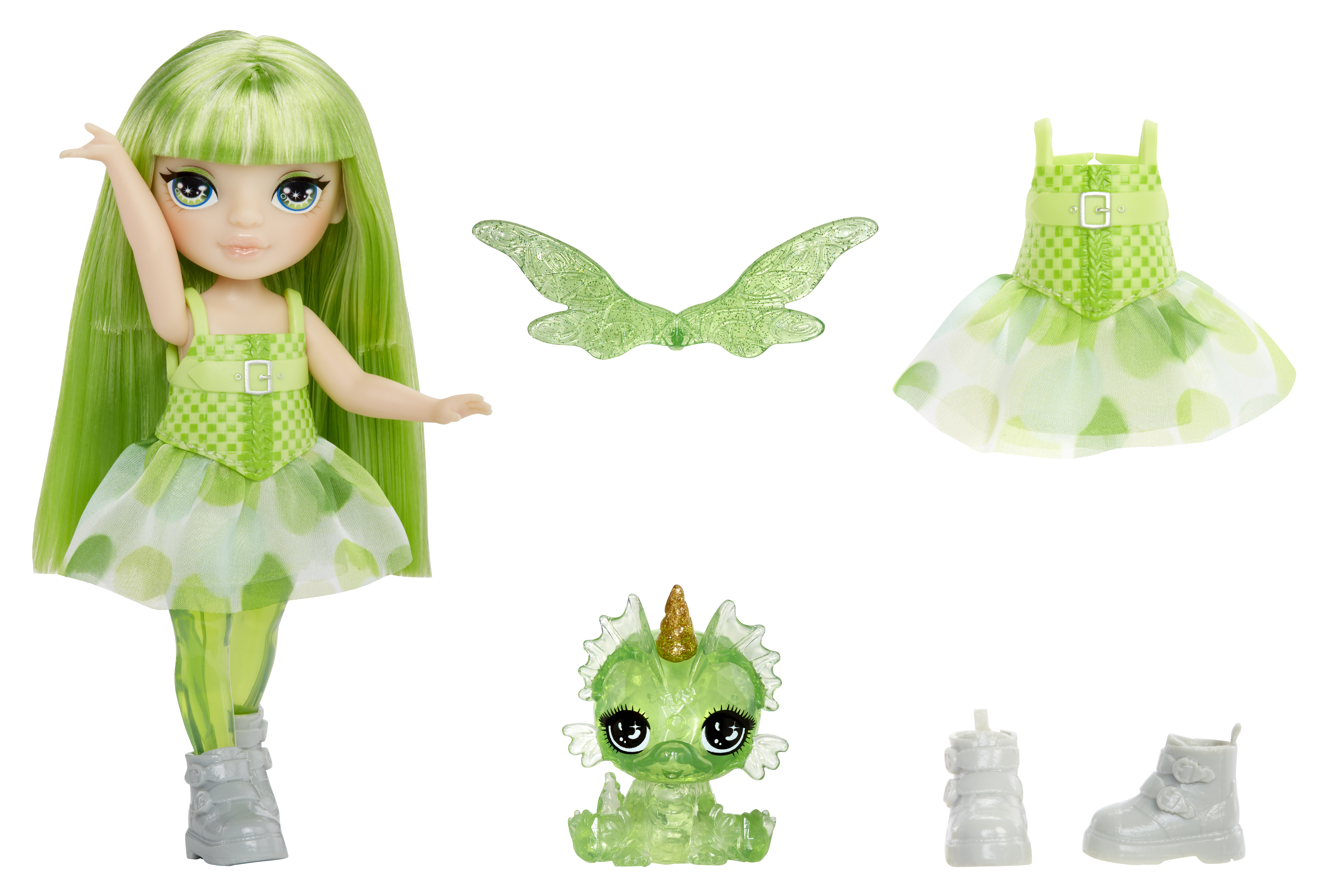 Rainbow High Littles Fantasy Fairies - Emerald, Puppe