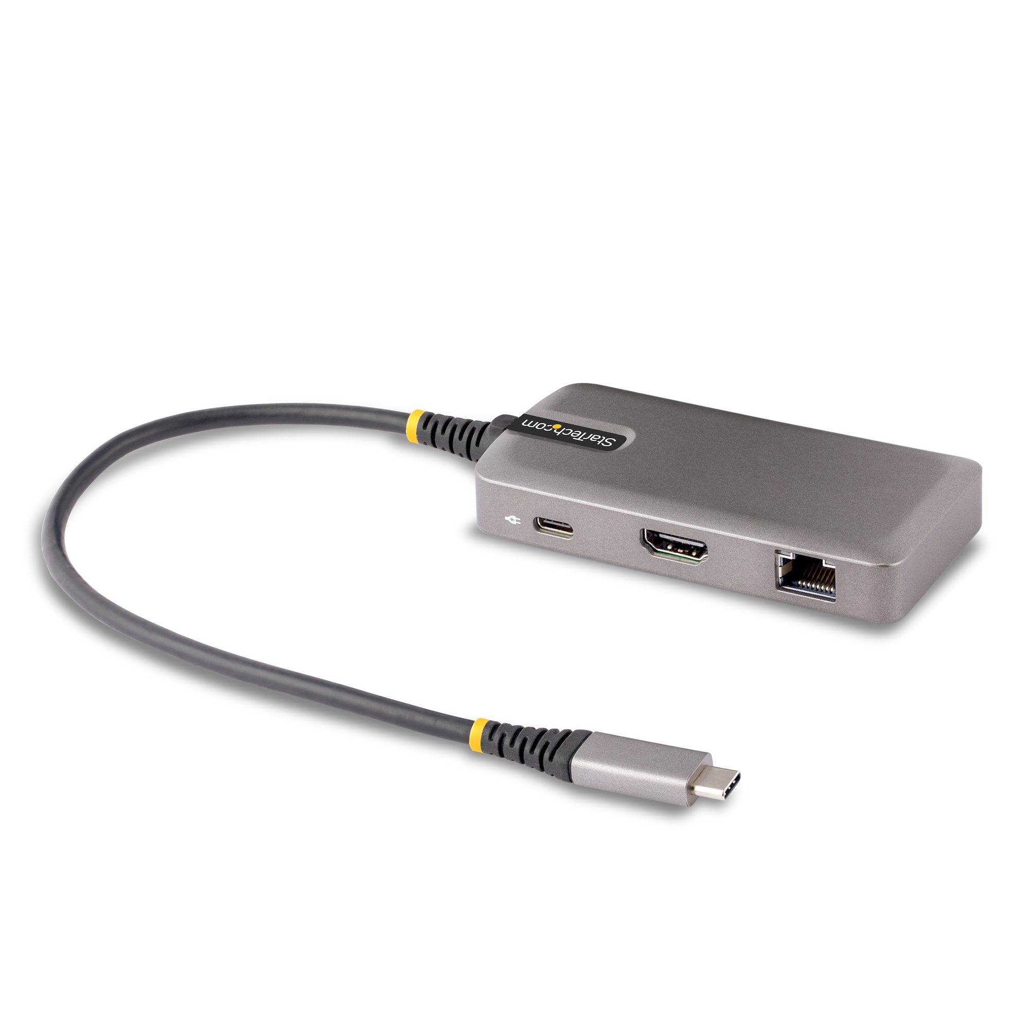 STARTECH.COM USB-C Multiport Adapter - 4K 60Hz HDMI - 2 Port USB Hub - 100W PD - Works with Chromebook-Laptop Dockingstation