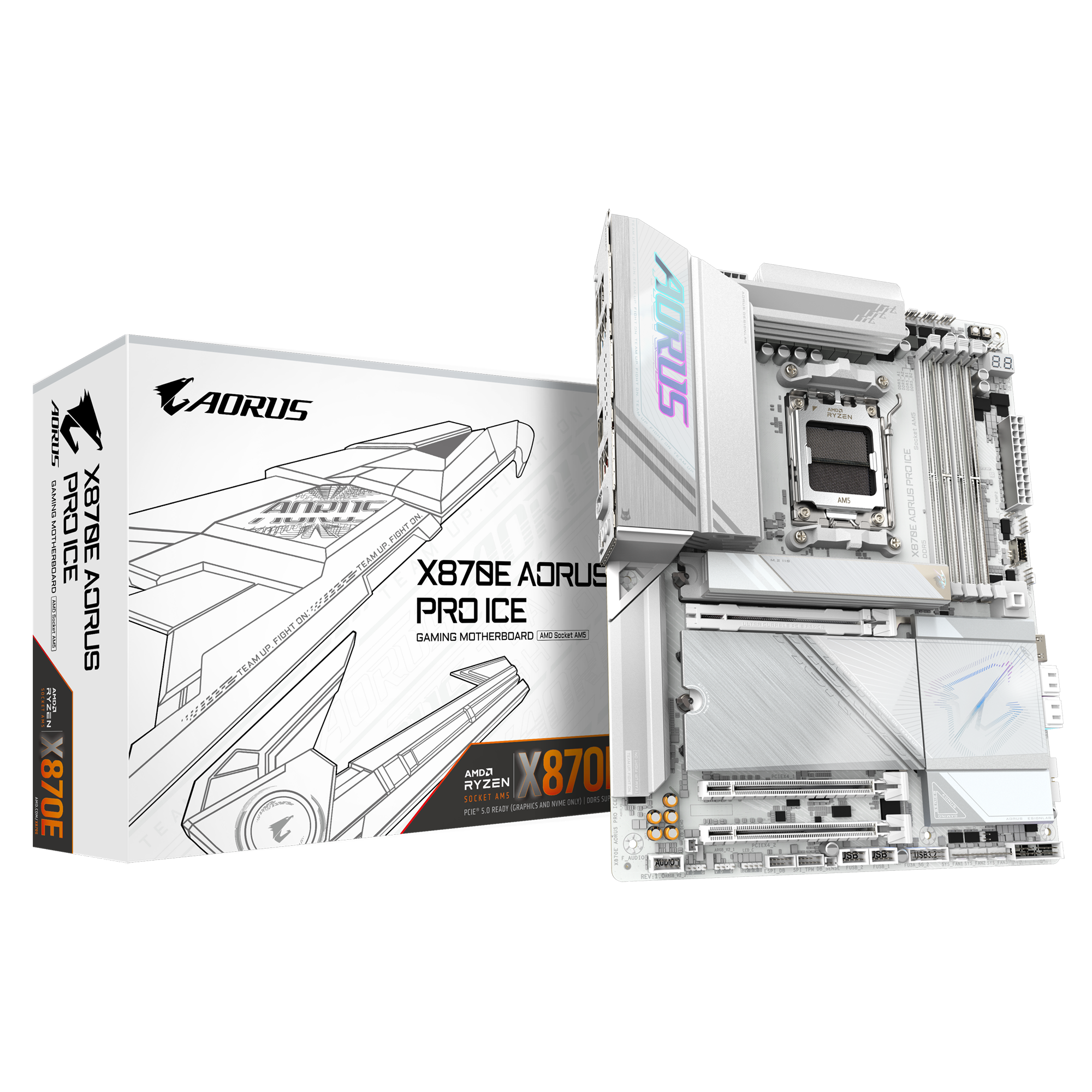 GIGABYTE X870E AORUS PRO ICE AM5 ATX MB
