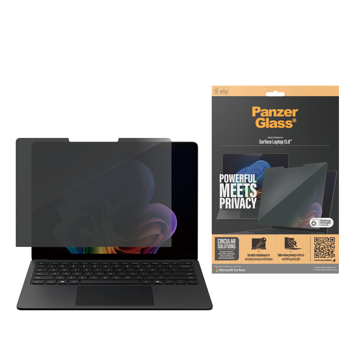 PANZERGLASS PRIVACY SCREEN PROTECTOR MICROSOFT SURFACE LAPT