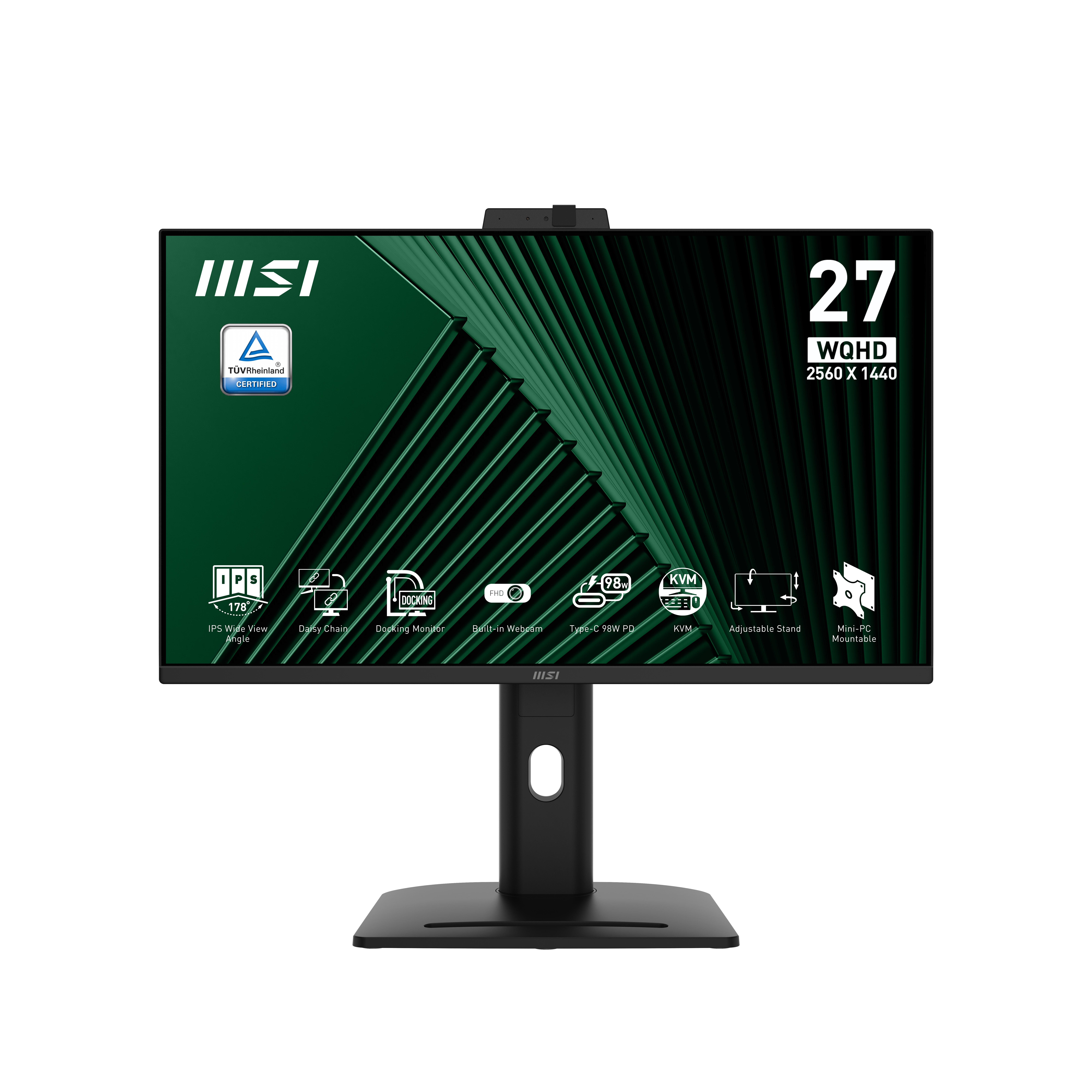 MSI PRO MP275QPDGDE 69cm WQHD 16:9 IPS DP HDMI USB