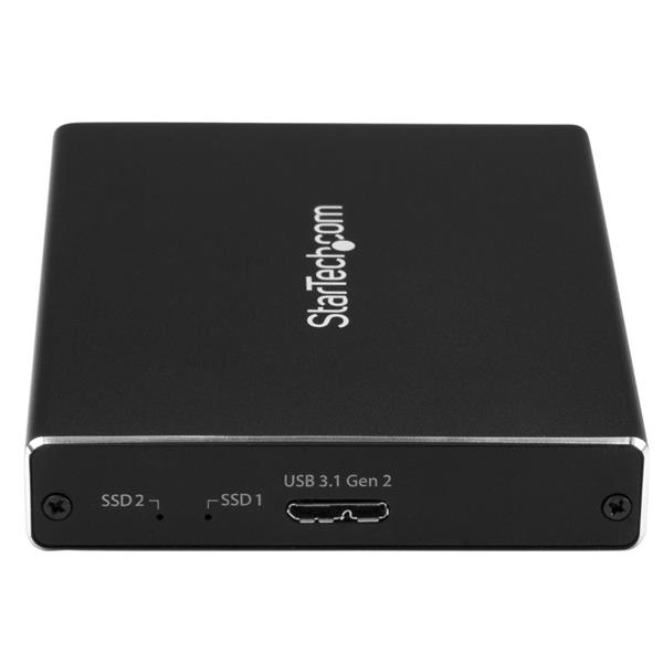 HDD DRIVE ENCLOSURE DUAL-SLOT MAX. 2TB M.2 (NGFF. B-KEY) RAID