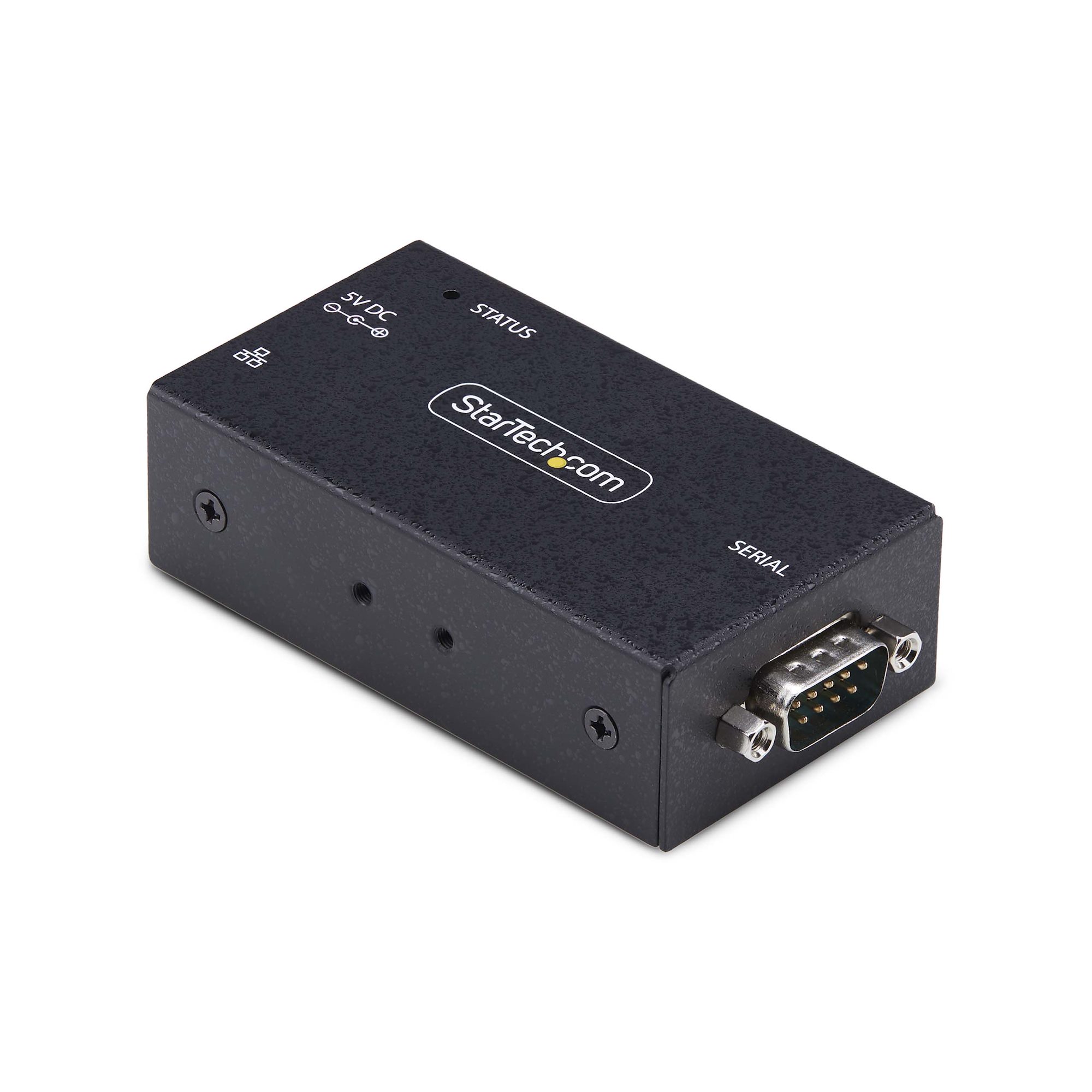 STARTECH.COM 1-Port Seriell auf Ethernet Adapter Serial TCP IP Server Wand/DIN Montage RS232 Ethernet Adapter/Konverter