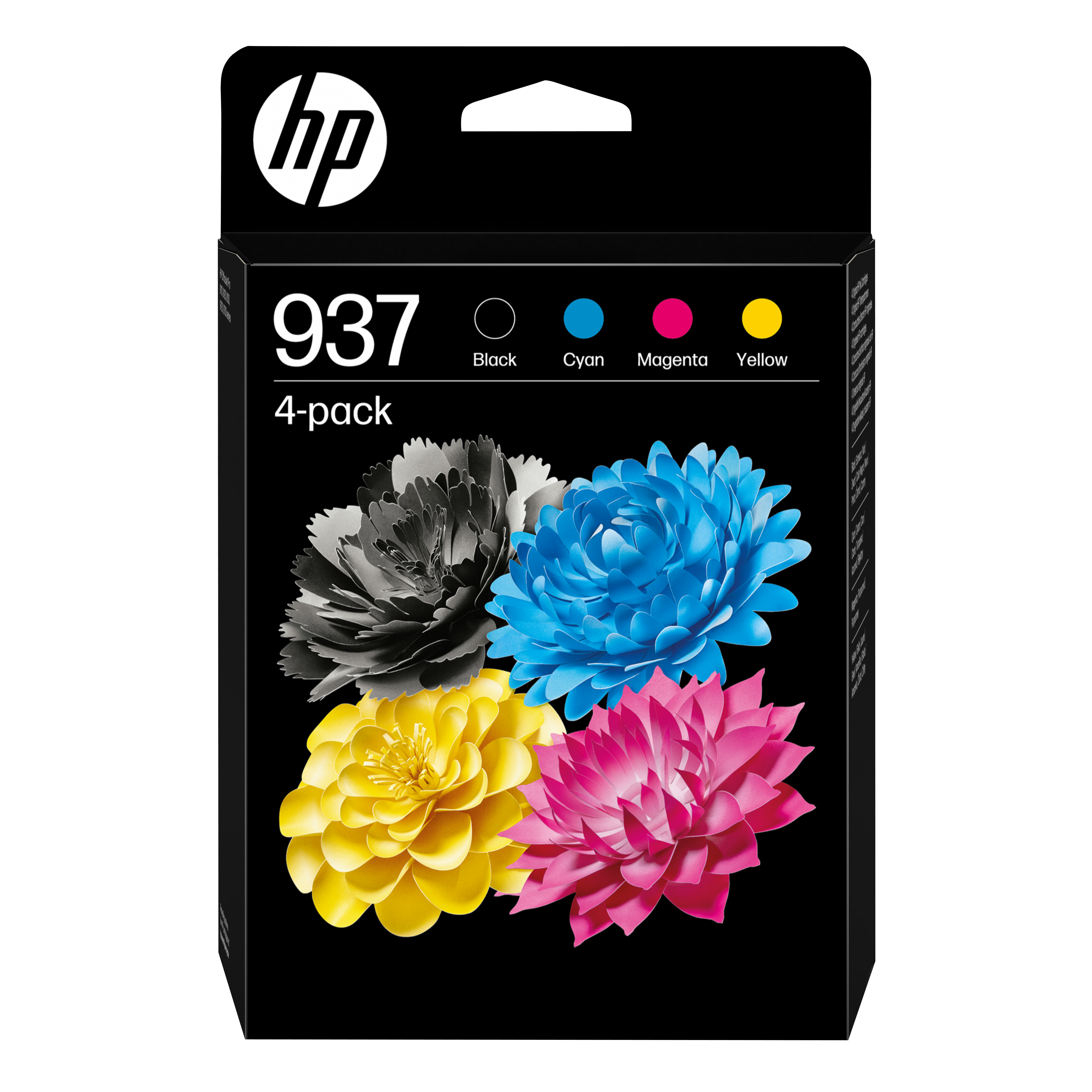 HP 937(6C400NE) schwarz, cyan, magenta, gelb Druckerpatronen, 4er-Set