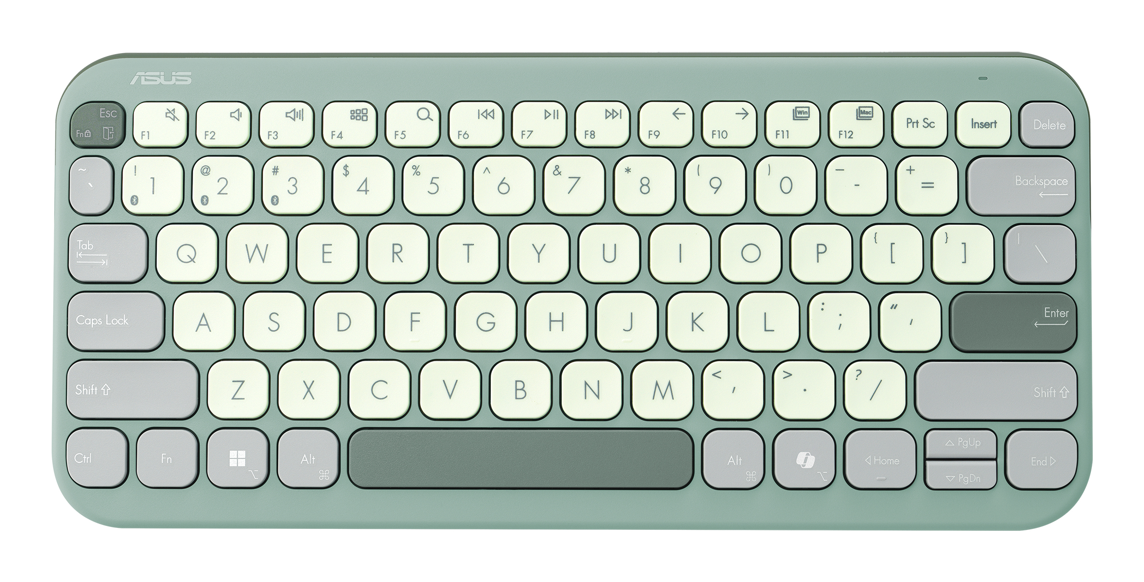 ASUS KW100 Marshmallow Tastatur grün