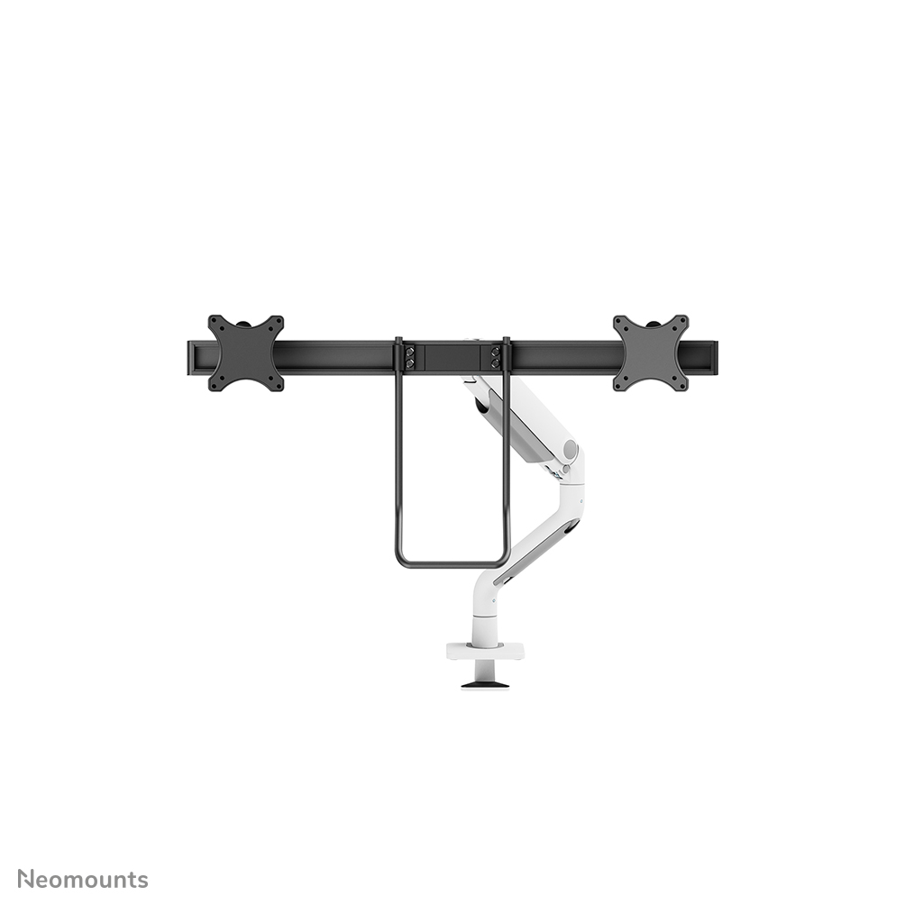 NEOMOUNTS Next One Desk Mount double display crossbar topfix clamp/grommet