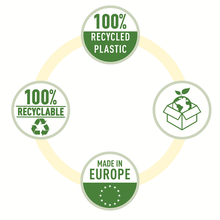 Esselte Prospekthüllen DIN A5 transparent genarbt 0,07 mm, 100 St.