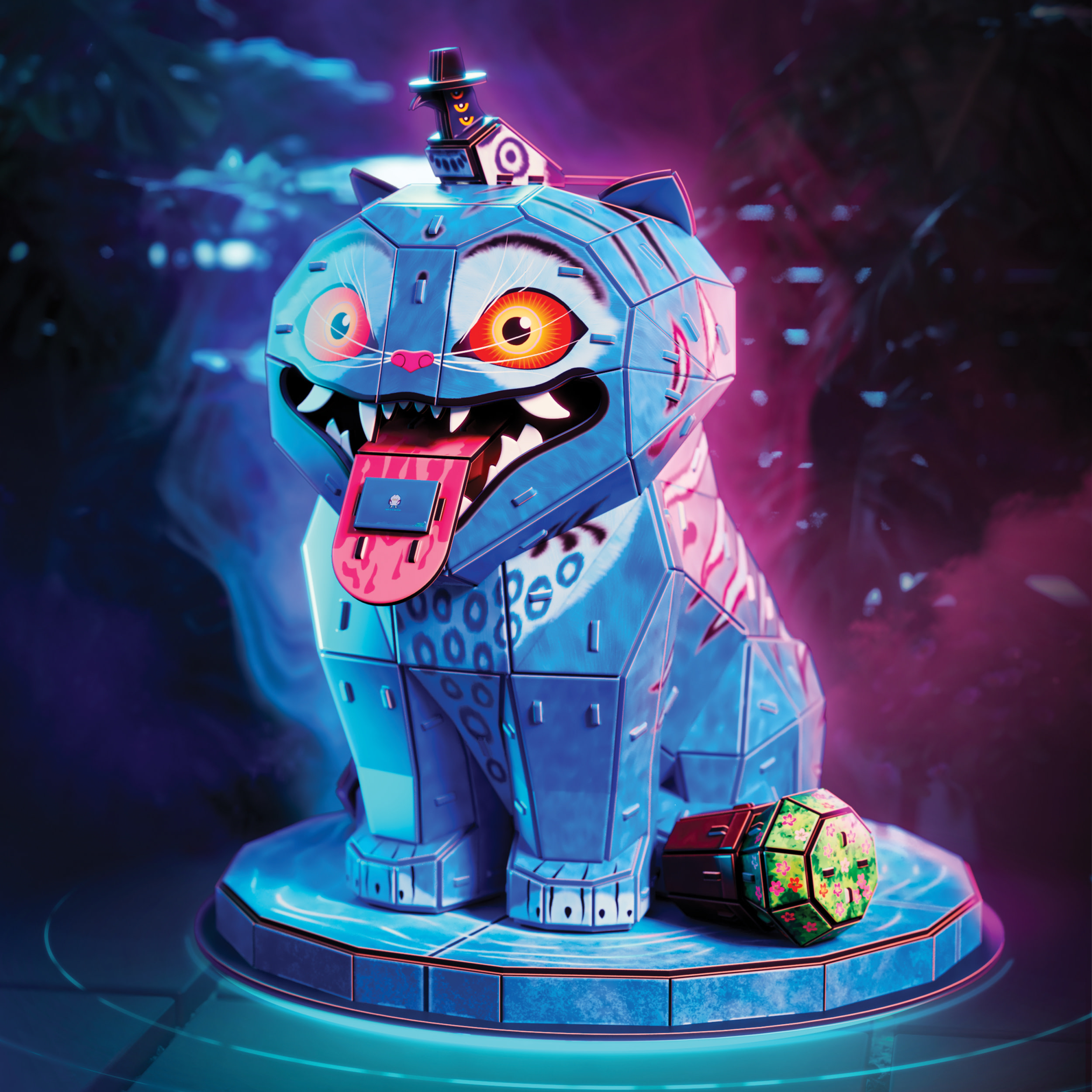 4D Build - K-Pop Demon Hunters - Derpy Tiger und Sussie Vogel , Modellbau