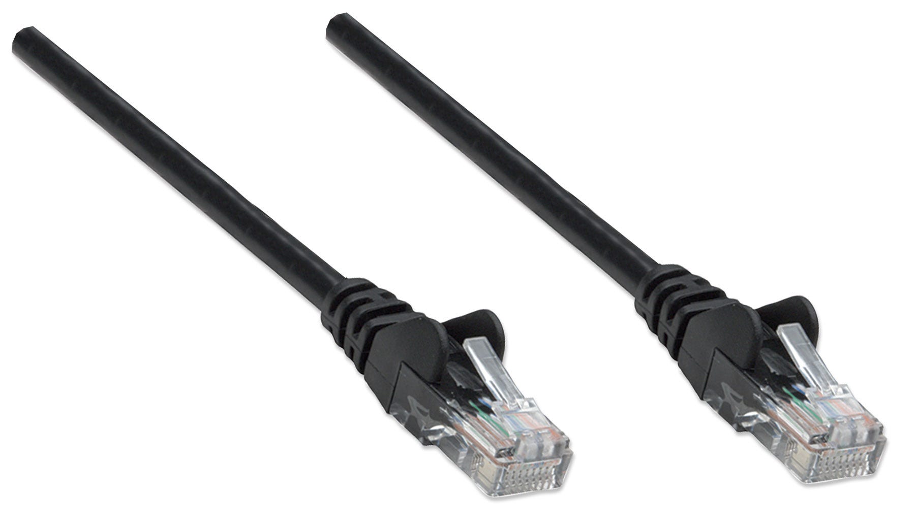 INTELLINET Patchkabel RJ45 U/UTP Cat6 15m Hebelschutz schw