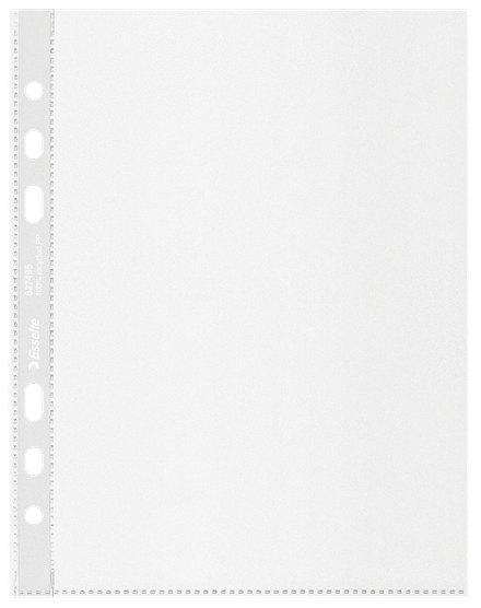 Esselte Prospekthüllen DIN A5 transparent genarbt 0,07 mm, 100 St.
