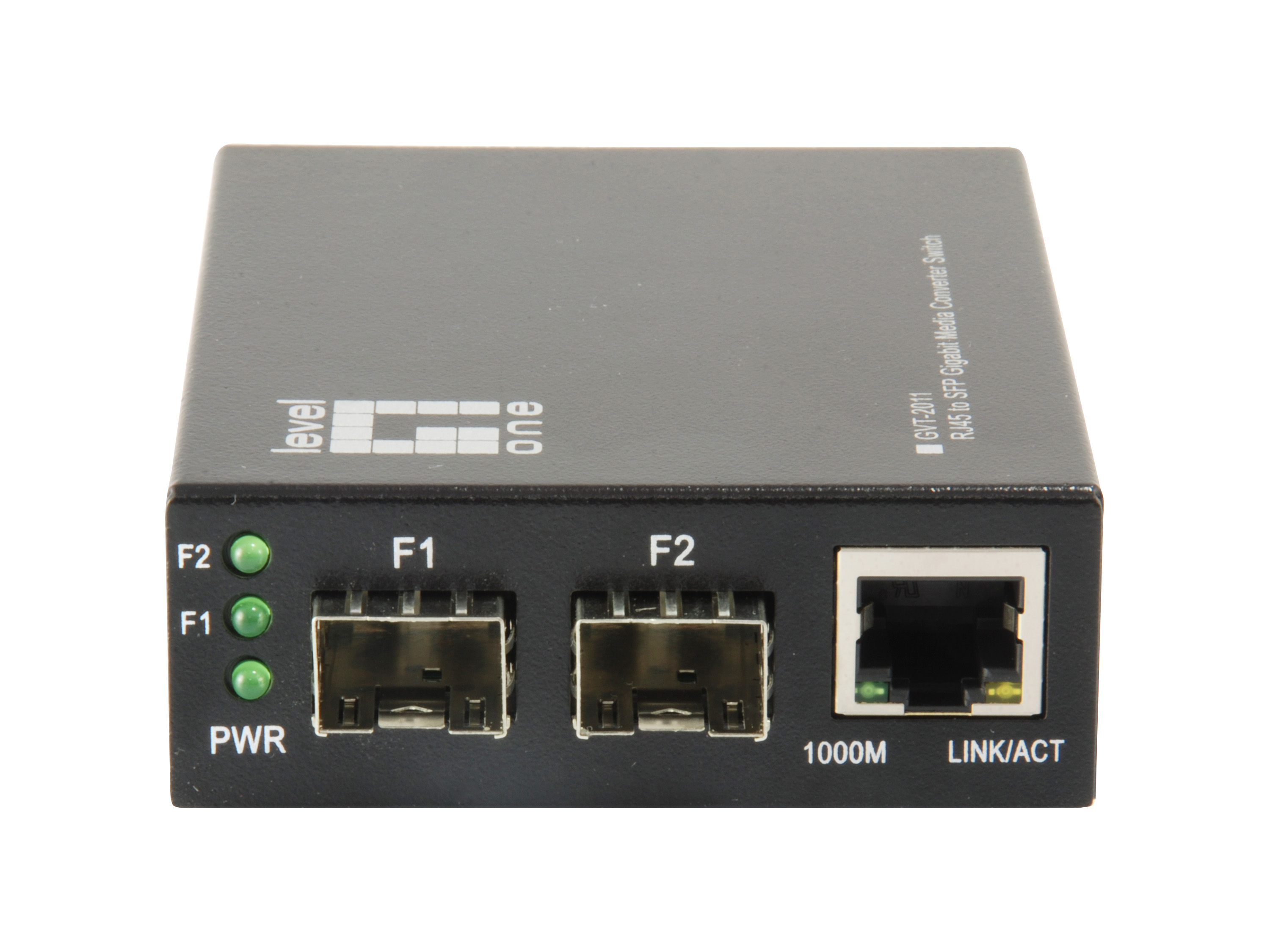 LevelOne Switch 1xGE/2x SFP Media Konverter Plastik