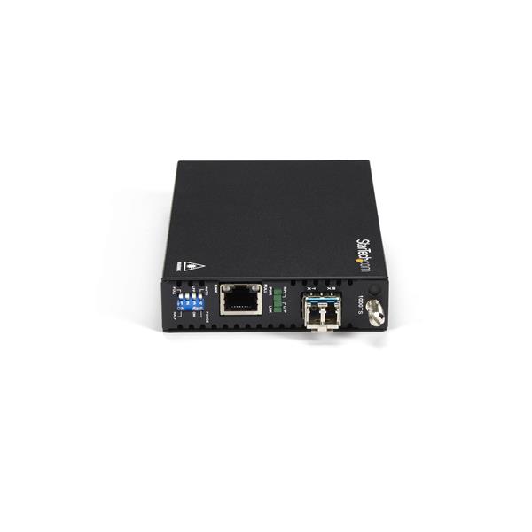 STARTECH.COM Gigabit Ethernet Kupfer auf LWL Medienkonverter - SM LC - 10 Km - Ethernet Medienkonverter - GbE Konveter