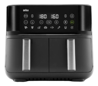 Braun TwinCook 3 TD3030IBK Doppel-Heißluftfritteuse