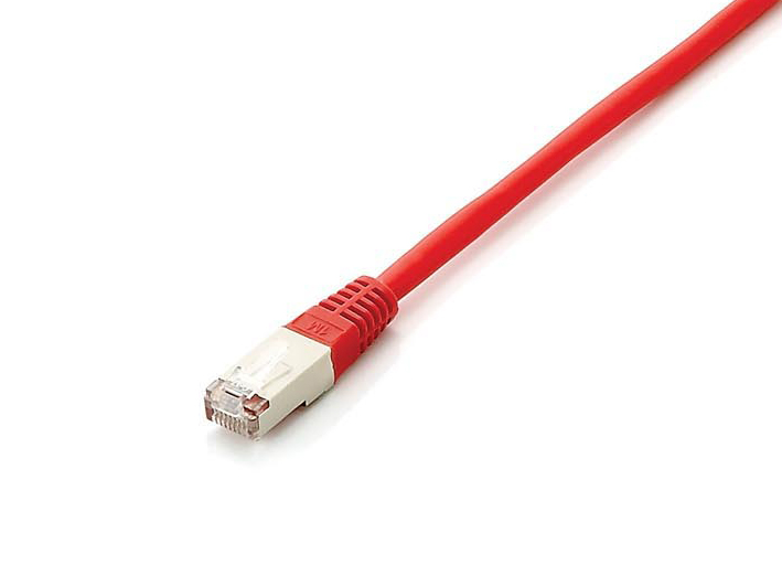 Equip Patchkabel Cat6A Plat.S/FTP 2xRJ45 0.50m rot LSZH Polybeutel