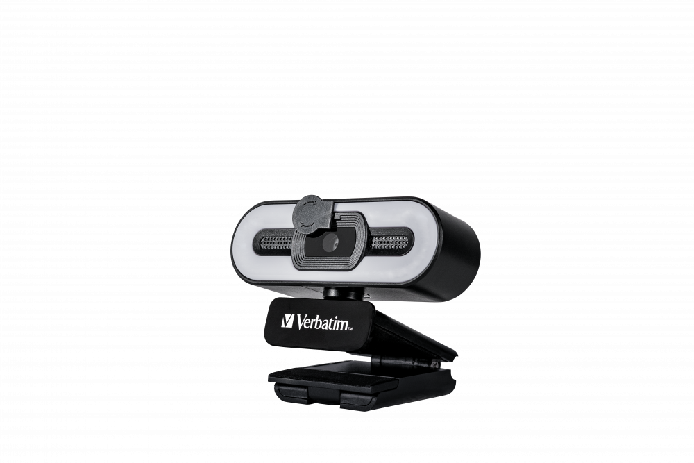 Verbatim Webcam mit Mikro+Licht AWC-02 Full HD 1080p Autof retail