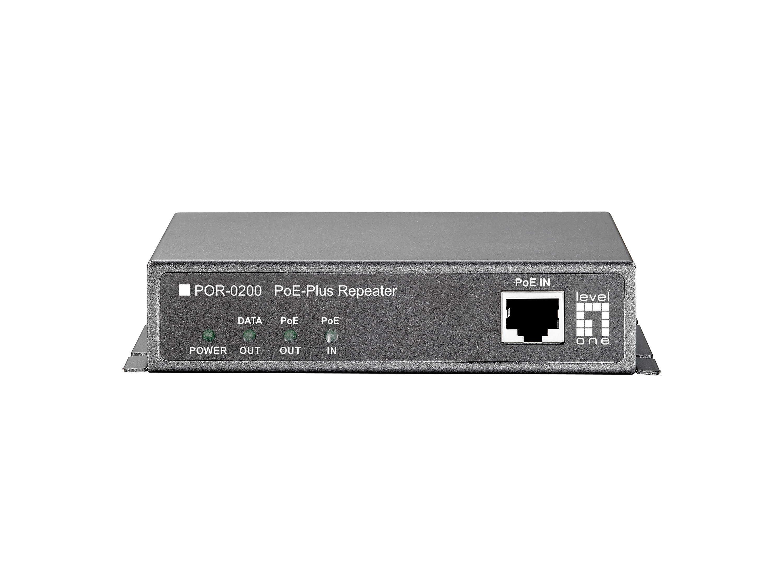 LevelOne PoE+Repeater Cascadable 2xFE PoE/1xFE grau