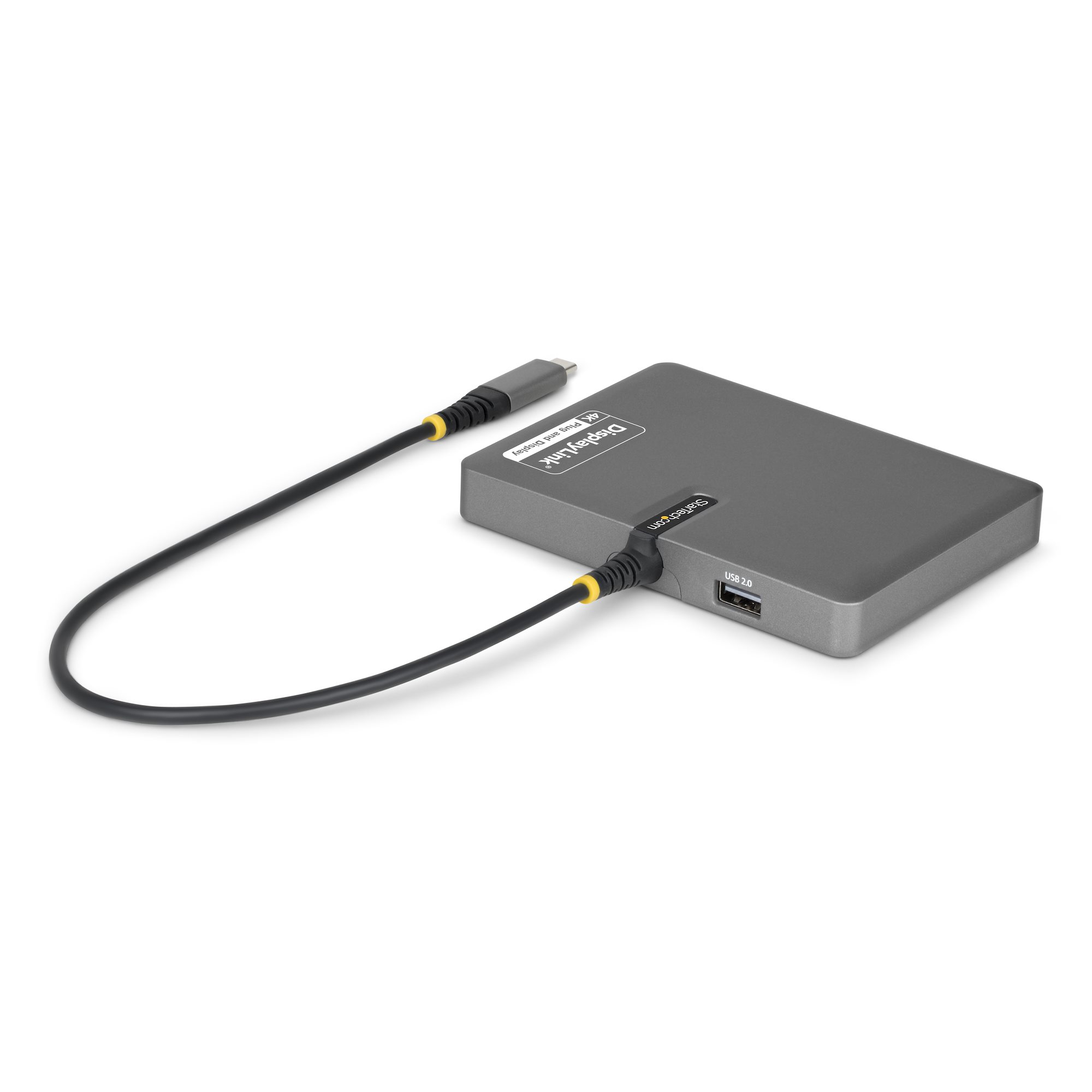 STARTECH.COM USB-C zu 4-Monitor Workstation Adapter 4K 60Hz HDMI 140W PD Passthrough USB fur Tastatur und Maus TAA